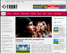 Front Blog Template