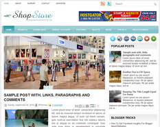 ShopStore Blog Template