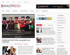 MagPress Blogger Template
