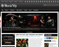 MovieWp Blogger Template