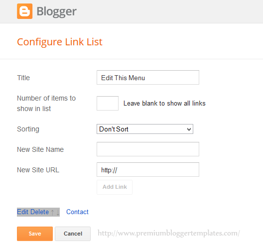 A Link Added to LinkList Widget