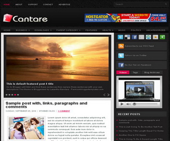 Cantare Blogger Template