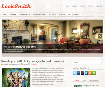 LockSmith Blogger Template