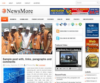 NewsMore Blogger Template