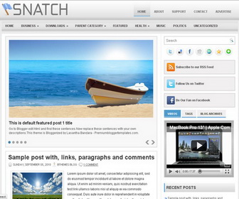 Snatch Blogger Template