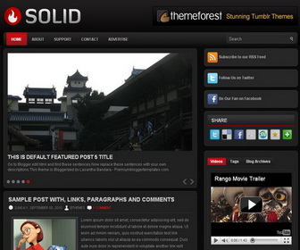 Solid Blogger Template