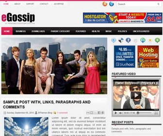 eGossip Blogger Template