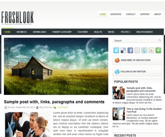 FreshLook Blogger Template