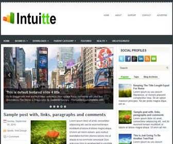 Intuitte Blogger Template