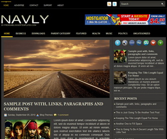 Navly Blogger Template