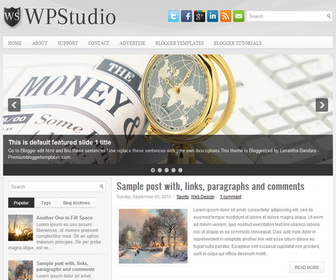 WpStudio Blogger Template