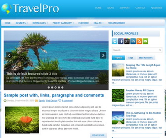 TravelPro Blogger Template