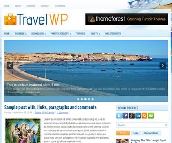 TravelWP Blogger Template