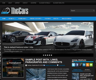 TheCars Blogger Template