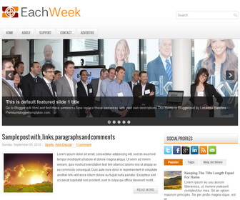 EachWeek Blogger Template