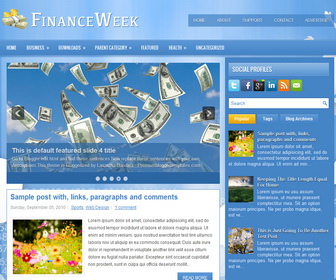 FinanceWeek Blogger Template