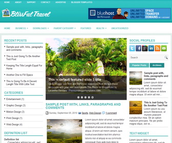 BlissfulTravel Blogger Template