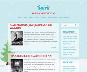 Spirit Blogger Template