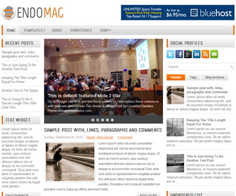 EndoMag Blogger Template