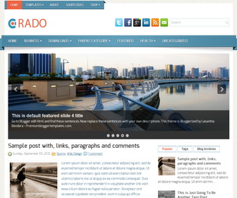 Rado Blogger Template