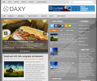 Daxy Blogger Template