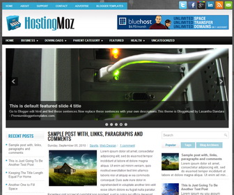 HostingMoz Blogger Template