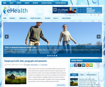 eHealth Blogger Template