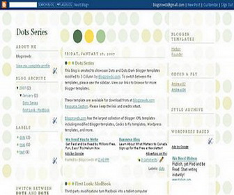 Dots Blogger Template