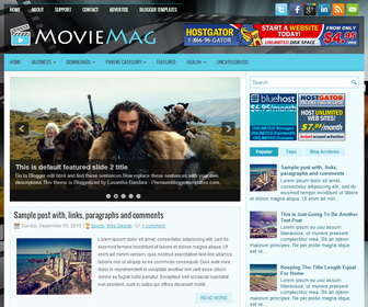 MovieMag Blogger Template