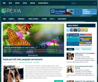 Rexia Blogger Template