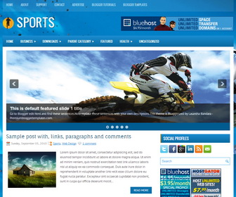 Sports Blogger Template