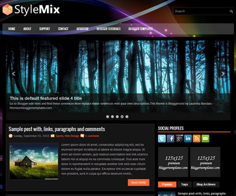 StyleMix Blogger Template