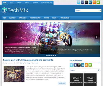 TechMix Blogger Template