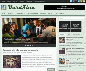 YardZine Blogger Template