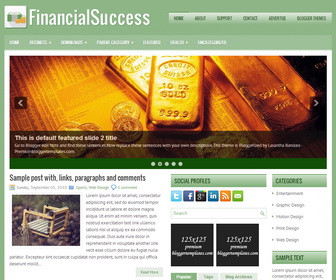 FinancialSuccess Blogger Template