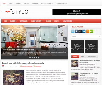 Stylo Blogger Template