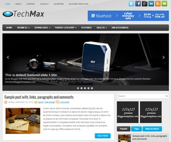 TechMax Blogger Template