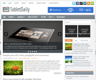 TabletDaily Blogger Template