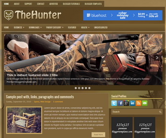 TheHunter Blogger Template