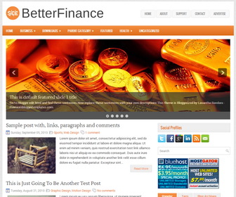 BetterFinance Blogger Template