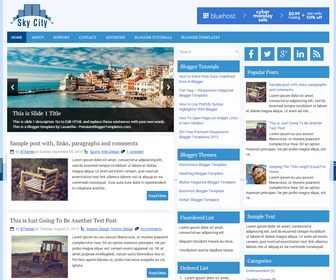 SkyCity Blogger Template