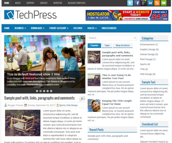 TechPress Blogger Template