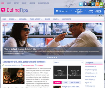 DatingTips Blogger Template