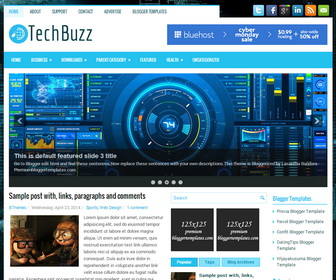 TechBuzz Blogger Template