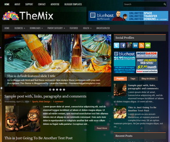 TheMix Blogger Template