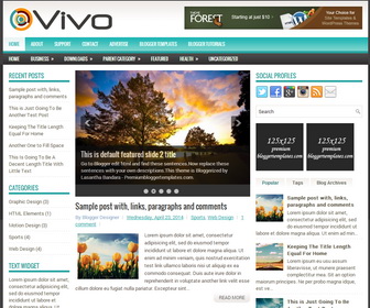 Vivo Blogger Template