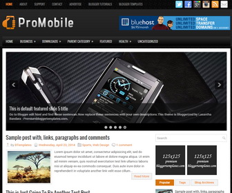 ProMobile Blogger Template