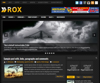 Rox Blogger Template