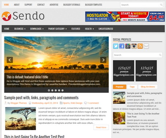 Sendo Blogger Template