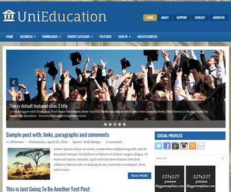 UniEducation Blogger Template